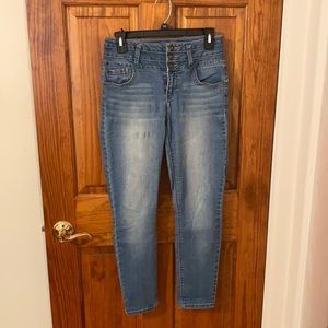 High Waisted Button Down Jeans